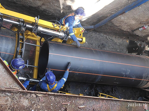 شبكة خطوط مواسير التعدين