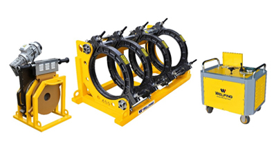 ماكينة لحام تناكبي (لحام أنابيب بلاستيك قطر 160 إلى 400مم)