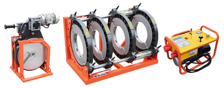 ماكينة لحام تناكبي (لحام أنابيب بلاستيك قطر 160 إلى 500مم)