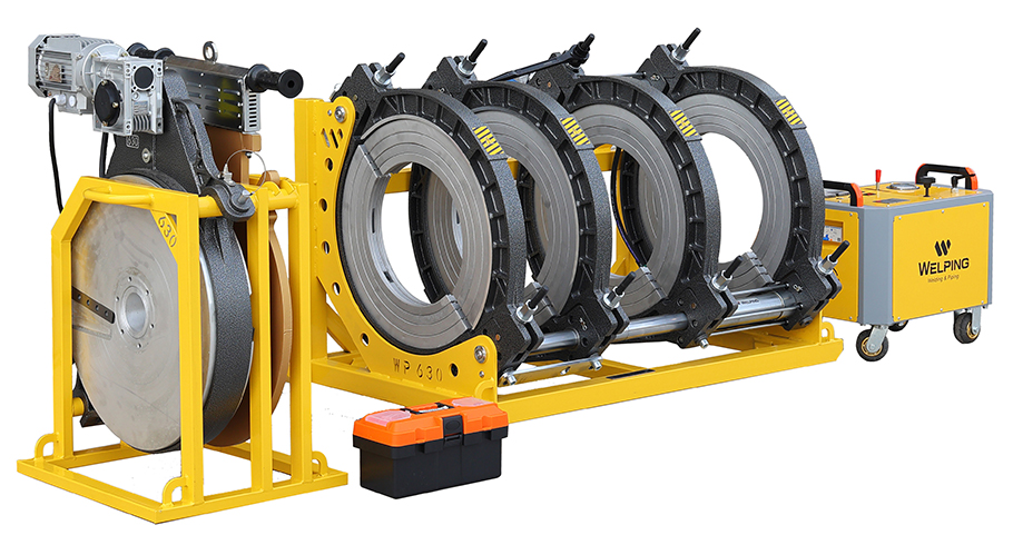 ماكينة لحام تناكبي (لحام أنابيب بلاستيك قطر 315 إلى 630مم)