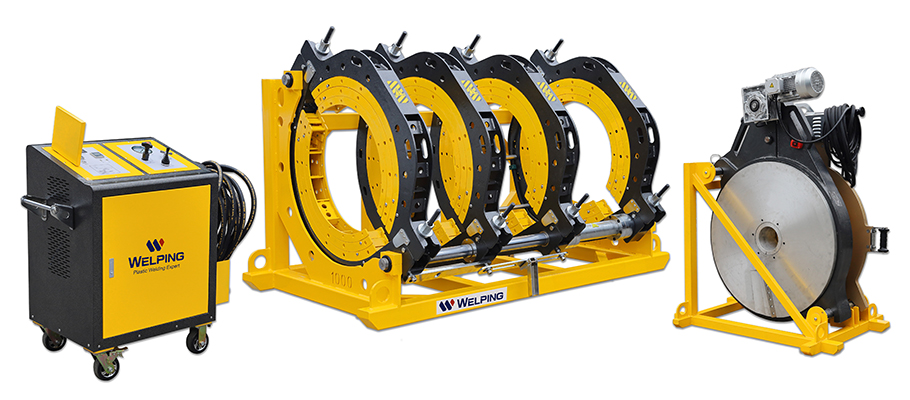 ماكينة لحام تناكبي (لحام مواسير بلاستيك قطر 630 إلى 1000مم)