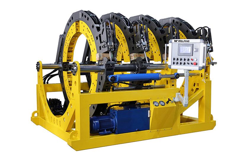 ماكينة لحام تناكبي (لحام مواسير بلاستيك بقطر من 1000 إلى 1600 مم) مع قفل يدوي