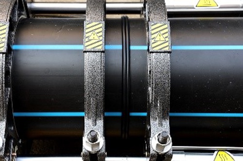 ماكينة لحام تناكبي (لحام أنابيب بلاستيك قطر 63 إلى 200مم)