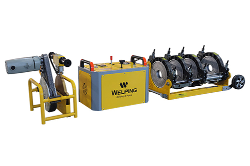 ماكينة لحام تناكبي (لحام مواسير بلاستيك قطر 63 إلى 250مم)