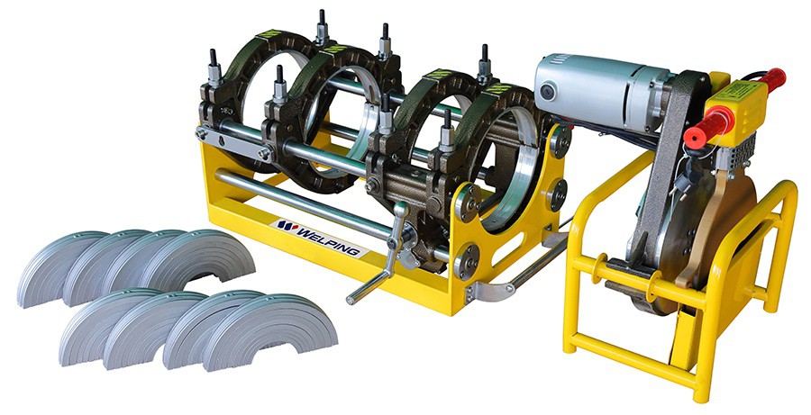 ماكينة لحام تناكبي يدوية (لحام مواسير بلاستيك قطر 90 إلى 250مم)