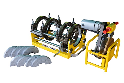 ماكينة لحام تناكبي يدوية (لحام مواسير بلاستيك قطر 90 إلى 250مم)