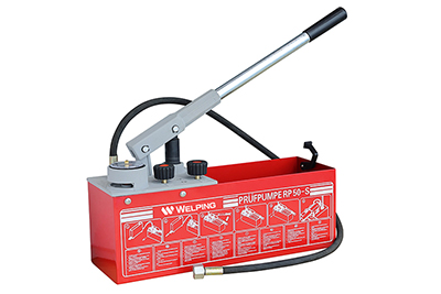 مضخة اختبار هيدروستاتيكية يدوية للمواسير، RP50 / RP50S