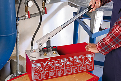 مضخة اختبار هيدروستاتيكية يدوية للمواسير، RP50 / RP50S